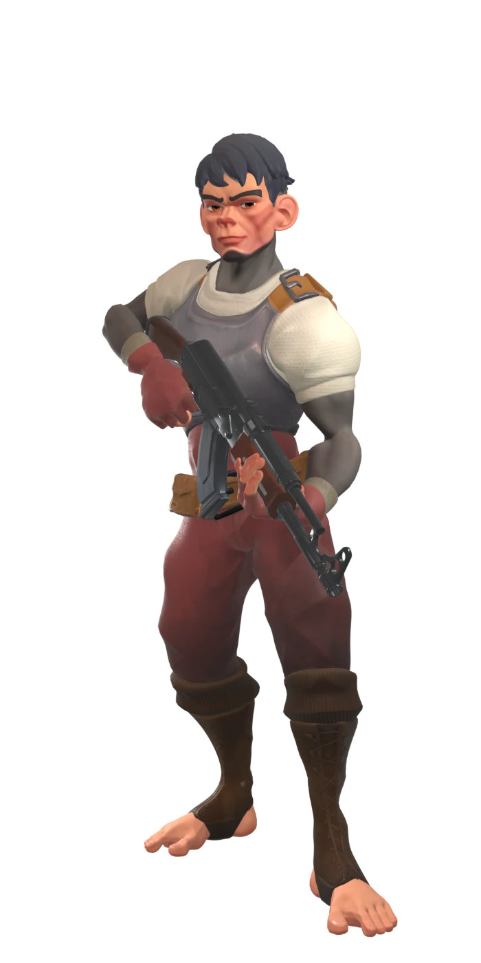 Monkey Fortress hybrid soldier playermodel